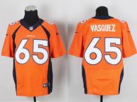 Nike Denver Broncos #65 Louis Vasquez Orange Team Color Men's Stitched NFL New Elite Jersey