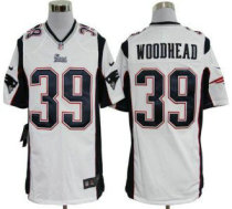 Nike Patriots -39 Danny Woodhead White Stitched NFL Game Jersey