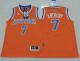 New York Knicks #7 Carmelo Anthony Orange Stitched Youth NBA Jersey