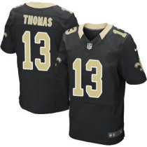 Nike Saints -13 Michael Thomas Black Team Color Stitched NFL Elite Jersey