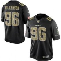 New York Jets -96 Muhammad Wilkerson Nike Black Salute To Service Jersey