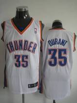 Oklahoma City Thunder -35 Kevin Durant Stitched White NBA Jersey