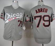 Chicago White Sox -79 Jose Abreu Grey New Cool Base Stitched MLB Jersey