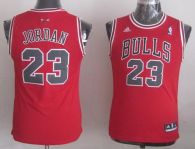 Chicago Bulls #23 Michael Jordan Stitched Red Youth NBA Jersey