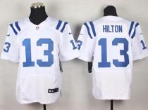 Nike Indianapolis Colts #13 TY Hilton White Men's Stitched NFL Elite Jersey