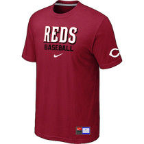 Cincinnati Reds Red Nike Short Sleeve Practice T-Shirt