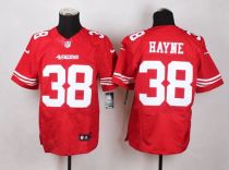 Nike San Francisco 49ers #38 Jarryd Hayne Red Team Color Men‘s Stitched NFL Elite Jersey