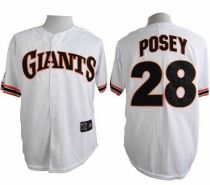 San Francisco Giants #28 Buster Posey White 1989 Turn Back The Clock Stitched MLB Jersey