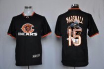 Nike Bears -15 Brandon Marshall Black NFL Game All Star Fashion Jersey
