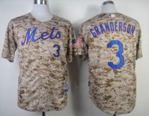 New York Mets -3 Curtis Granderson Alternate Camo Cool Base Stitched MLB Jersey