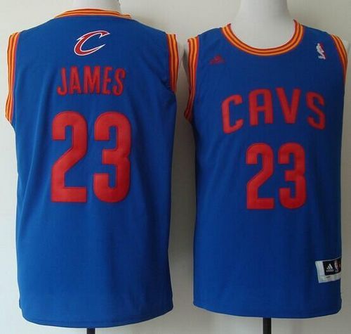 Revolution 30 Cleveland Cavaliers -23 LeBron James Light Blue Stitched NBA Jersey
