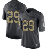 Seattle Seahawks -29 Earl Thomas III Nike Anthracite 2016 Salute to Service Jersey