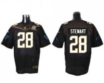 Nike Carolina Panthers -28 Jonathan Stewart Black 2016 Pro Bowl Stitched NFL Elite Jersey
