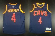 Revolution 30 Cleveland Cavaliers -4 Iman Shumpert Navy Blue CavFanatic Stitched NBA Jersey