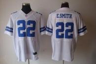 Nike Dallas Cowboys #22 Emmitt Smith White Men's Stitched NFL Elite Jersey