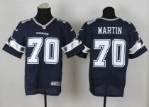 Nike Dallas Cowboys #70 Zack Martin Navy Blue Team Color Men's Stitched NFL Elite Jersey