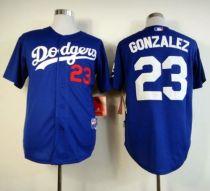 Los Angeles Dodgers -23 Adrian Gonzalez Blue Cool Base Stitched MLB Jersey