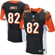 Nike Bengals -82 Marvin Jones Black Team Color Men's Stitched NFL Elite Jersey