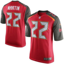 New Tampa Bay Buccaneers -22 Doug Martin Red 2014 New Game Jersey