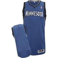 Revolution 30 Minnesota Timberwolves Blank Blue Stitched NBA Jersey