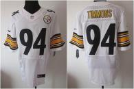 Nike Pittsburgh Steelers #94 Lawrence Timmons White Men's Stitched NFL Elite Jersey