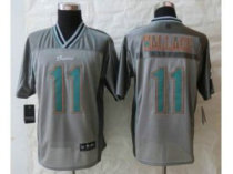NEW Miami Dolphins -11 Wallace Grey Jerseys(Vapor Elite)