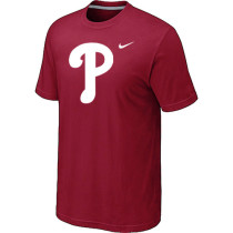 MLB Philadelphia Phillies Heathered Red Nike Blended T-Shirt