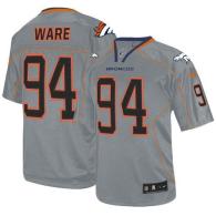 Nike Denver Broncos #94 DeMarcus Ware Lights Out Grey Men's Stitched NFL Elite Jersey