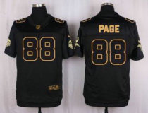 Nike Minnesota Vikings -88 Alan Page Black Stitched NFL Elite Pro Line Gold Collection Jersey