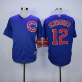 Chicago Cubs -12 Kyle Schwarber Blue Cool Base Stitched MLB Jersey