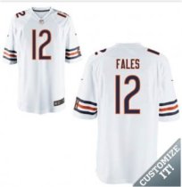 Nike Chicago Bears -12 White Fales Elite Jersey