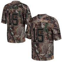 Nike Green Bay Packers #15 Bart Starr Camo Men's Stitched NFL Realtree Elite Jersey