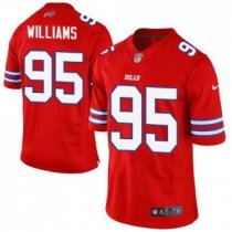 Nike Buffalo Bills -95 Kyle Williams Red Stitched NFL Elite Rush Jersey