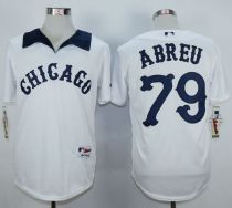 Chicago White Sox -79 Jose Abreu White 1976 Turn Back The Clock Stitched MLB Jersey