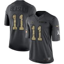 Dallas Cowboys -11 Cole Beasley Nike Anthracite 2016 Salute to Service Jersey