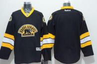 Boston Bruins Blank Stitched Black Third NHL Jersey