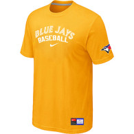 Toronto Blue Jays Yellow Nike Short Sleeve Practice T-Shirt