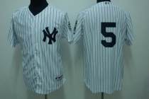 New York Yankees -5 Joe DiMaggio Stitched White MLB Jersey