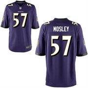2014 NFL Draft Baltimore Ravens -57 CJ Mosley Purple Game Jersey