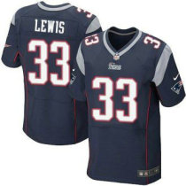 Nike New England Patriots -33 Dion Lewis Navy Blue Team Color Stitched NFL Elite Jersey