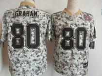 Nike New Orleans Saints #80 Jimmy Graham Camo Men's Stitched NFL Elite USMC Jersey