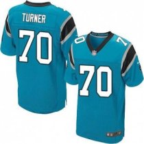 Nike Carolina Panthers -70 Trai Turner Blue Alternate Stitched NFL Elite Jersey