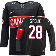 Olympic 2014 CA 28 Claude Giroux Black Stitched NHL Jersey