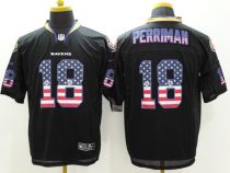 Nike Ravens -18 Breshad Perriman Black Men's Stitched NFL Elite USA Flag Fashion Jersey