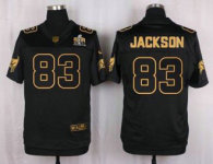 Nike Tampa Bay Buccaneers -83 Vincent Jackson Black Stitched NFL Elite Pro Line Gold Collection Jers