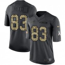 Buffalo Bills -83 Andre Reed Nike Anthracite 2016 Salute to Service Jersey