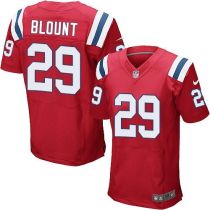 Nike New England Patriots -29 LeGarrette Blount Red Alternate Mens Stitched NFL Elite Jersey