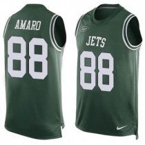 Nike New York Jets -88 Jace Amaro Green Team Color Stitched NFL Limited Tank Top Jersey