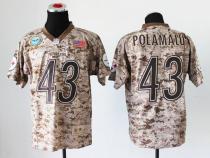 Nike Pittsburgh Steelers #43 Troy Polamalu Camo Men's Stitched NFL New Elite USMC Jersey