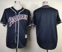 San Diego Padres Blank Navy Blue 1998 Turn Back The Clock Stitched MLB Jersey